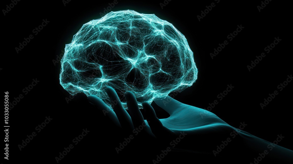 A Glowing Sphere Held by a Hand in the Darkness A Glowing Sphere Held by a Hand in the Darkness