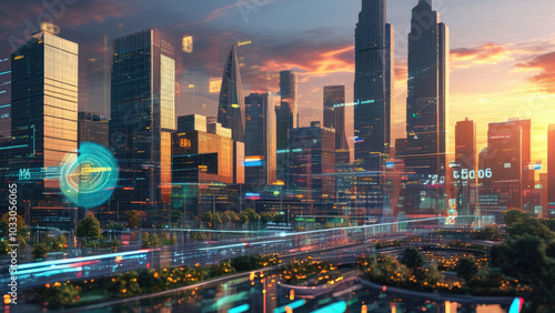 Wallpaper Mural Digital Economy Infrastructure: Financial Revolution in the Age of Technology Torontodigital.ca