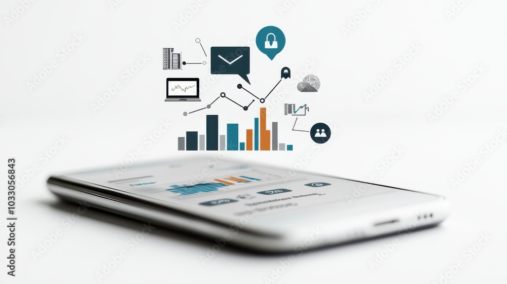 Smartphone analytics exploring data visualization and connectivity in mobile technology Smartphone analytics exploring data visualization and connectivity in mobile technology
