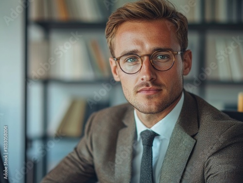 Businessman with Glasses