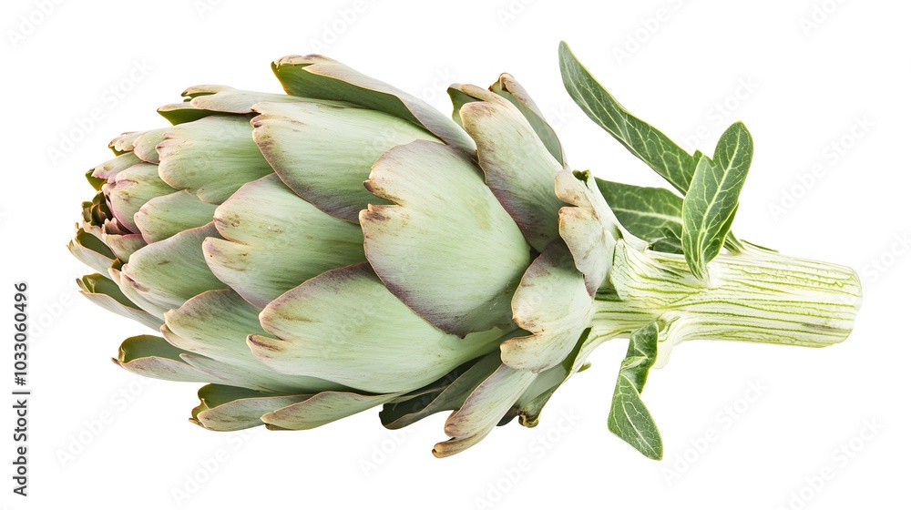 Obraz premium artichoke isolated on white background. 