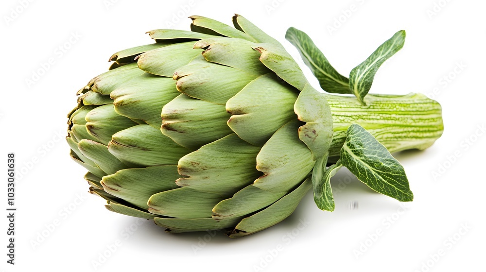 Fototapeta premium artichoke isolated on white background. 