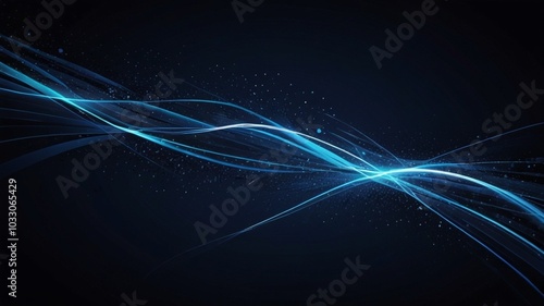 Wallpaper Mural abstract blue waves background for wallpaper, flyers, banners and ads Torontodigital.ca