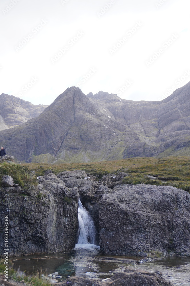 Obraz premium waterfall in the mountains