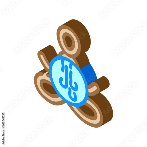 pranayama ayurveda isometric icon vector. pranayama ayurveda sign. isolated symbol illustration