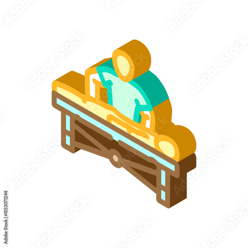 abhyanga ayurveda isometric icon vector. abhyanga ayurveda sign. isolated symbol illustration