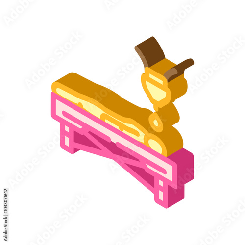 shirodhara ayurveda isometric icon vector. shirodhara ayurveda sign. isolated symbol illustration