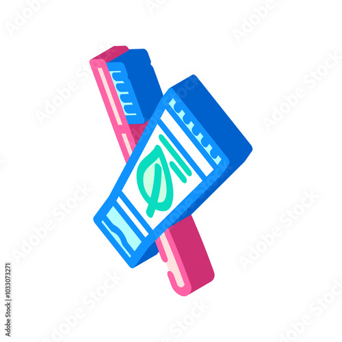 herbal paste ayurveda isometric icon vector. herbal paste ayurveda sign. isolated symbol illustration