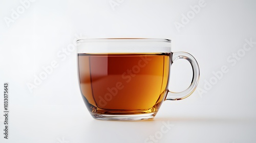 Cup of tea isolated on white background. 