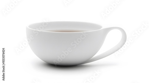 Cup of tea isolated on white background. 