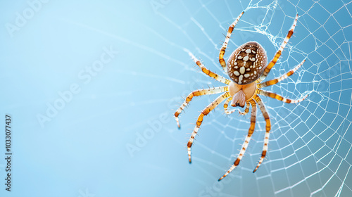 Spider on Web: Intricate de...