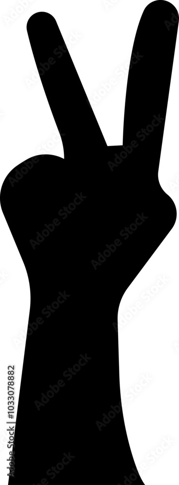 Human hand Gesture icon in trendy black flat style. Hand drawn Emoji. Perfect vector for communication, body language, design element. Victory sign illustration isolated on transparent background. Human hand Gesture icon in trendy black flat style. Hand drawn Emoji. Perfect vector for communication, body language, design element. Victory sign illustration isolated on transparent background.