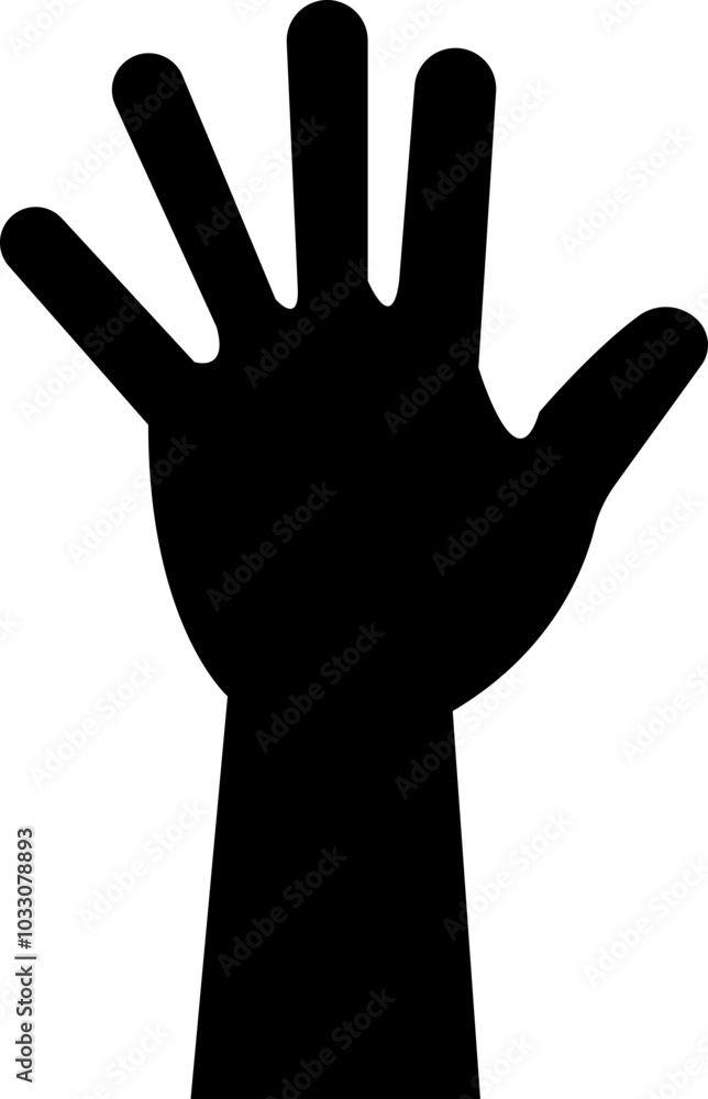 Human hand Gesture icon in trendy black flat style. Hand drawn Emoji. Perfect vector for communication, body language, design element. Raise hand Waving sign symbol isolated on transparent background. Human hand Gesture icon in trendy black flat style. Hand drawn Emoji. Perfect vector for communication, body language, design element. Raise hand Waving sign symbol isolated on transparent background.
