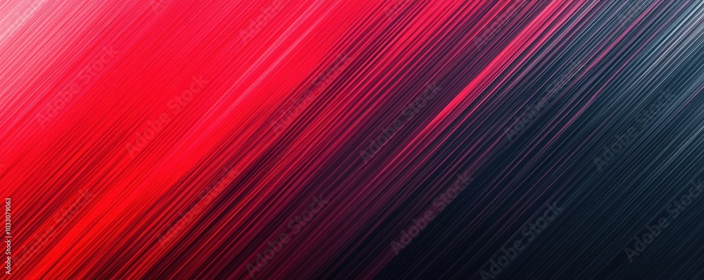 Fototapeta premium Vibrant Red and Black Gradient Light Pattern