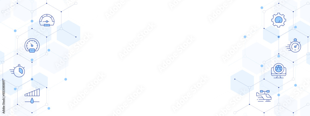 Speed Banner Vector Illustration with Two-sided Icon Style. Line Duotone icon. Containing helicopter, performance, speedometer, process, gas, speed, time Speed Banner Vector Illustration with Two-sided Icon Style. Line Duotone icon. Containing helicopter, performance, speedometer, process, gas, speed, time