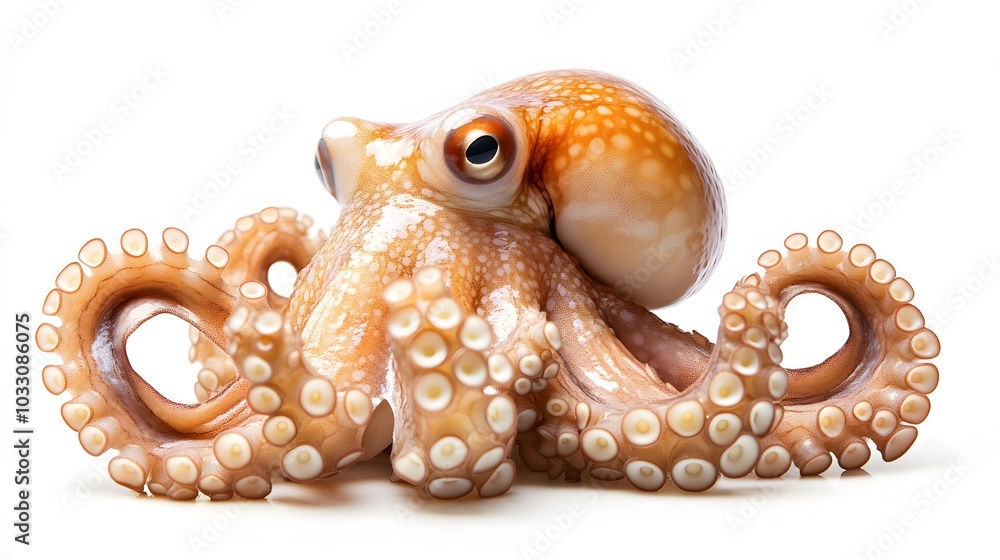 tentacles of octopus isolated on white background. tentacles of octopus isolated on white background.