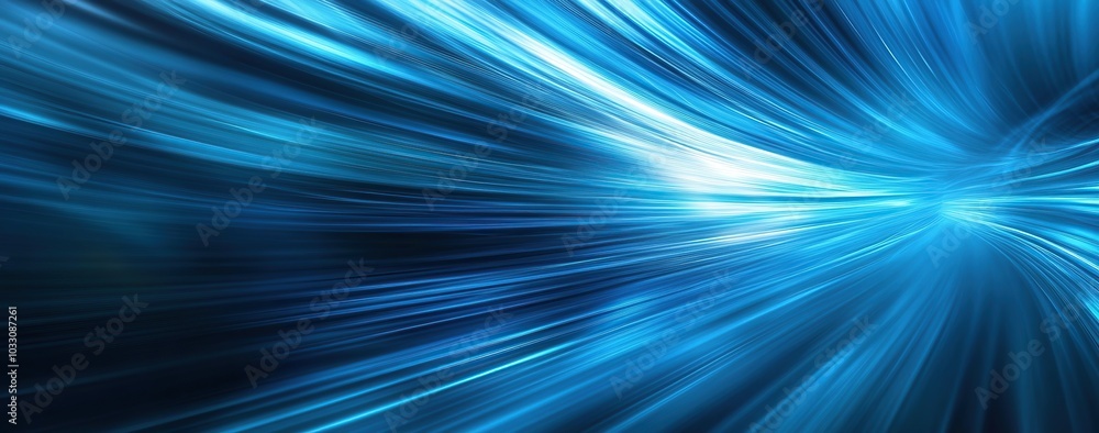 Abstract blue light rays background with a speed effect. High-technology concept Abstract blue light rays background with a speed effect. High-technology concept