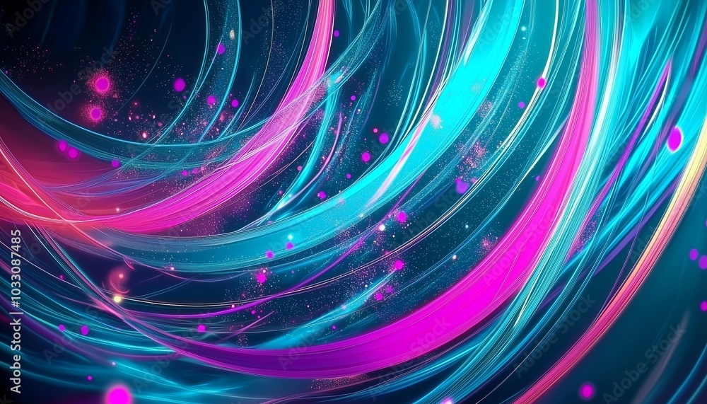 Dynamic and Colorful Abstract Light Patterns and Swirls Dynamic and Colorful Abstract Light Patterns and Swirls