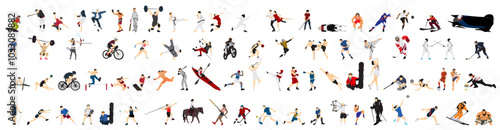 set of different sports