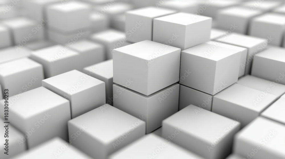 Minimalist Geometric Cube Arrangement Abstract Background Minimalist Geometric Cube Arrangement Abstract Background