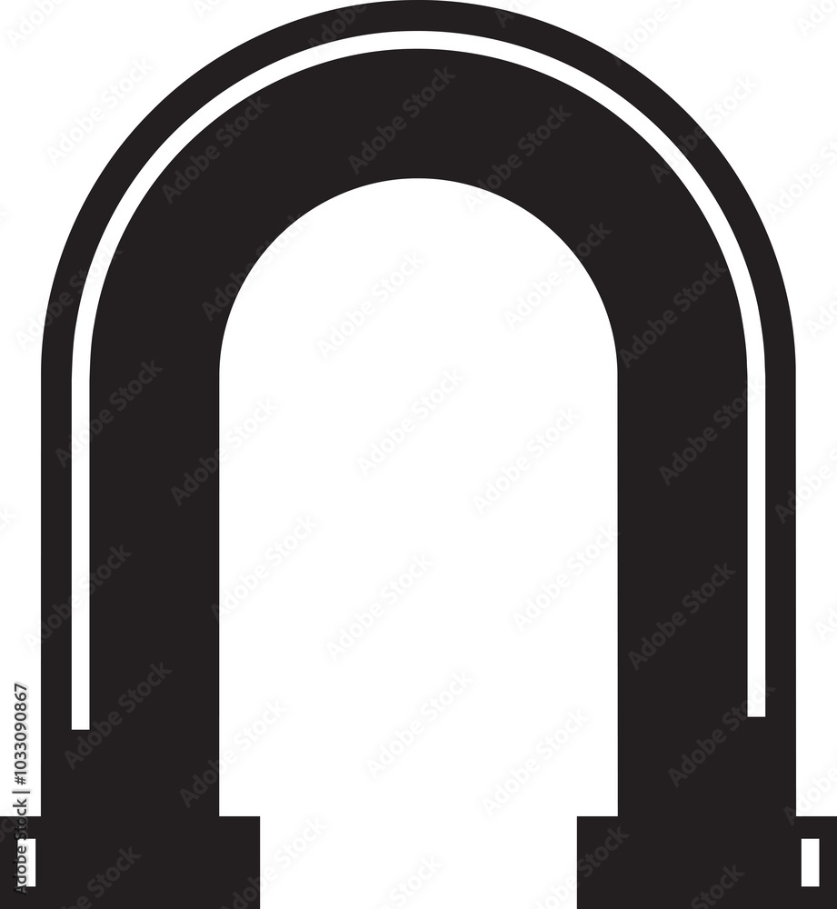 Pipeline Glyph Icon Pipeline Glyph Icon