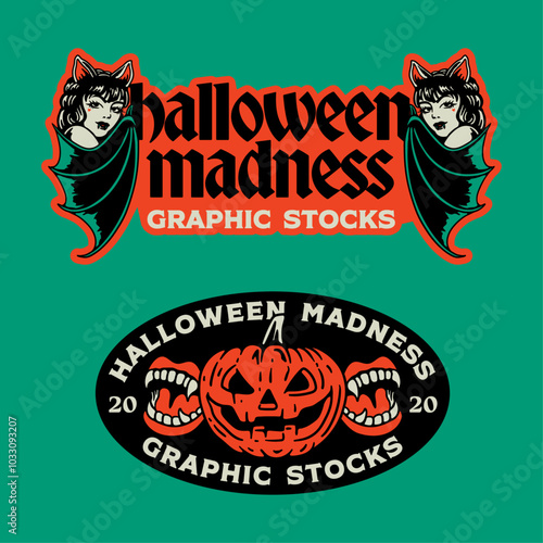 Halloween Madness Illustration Stocks