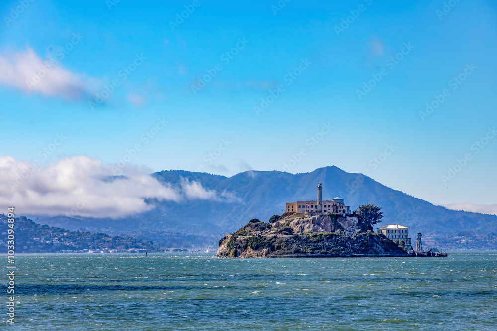 Alcatraz Island, a historic landmark in San Francisco Bay, known for its notorious prison and scenic views. Alcatraz Island, a historic landmark in San Francisco Bay, known for its notorious prison and scenic views.