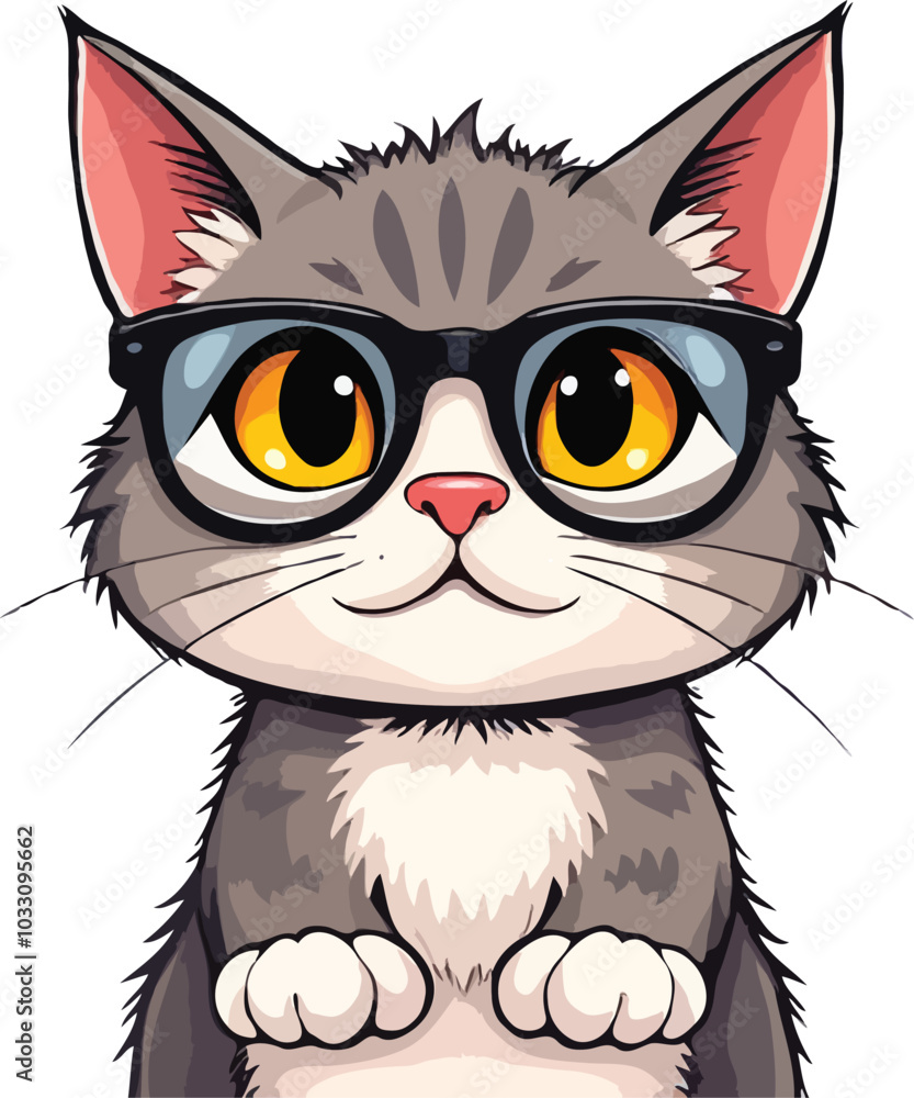 cartoon cat isolated cartoon cat isolated