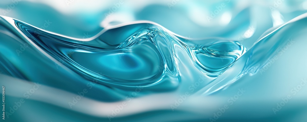 Abstract background, fluid shapes, teal and blue color scheme, soft lighting, depth of field Abstract background, fluid shapes, teal and blue color scheme, soft lighting, depth of field