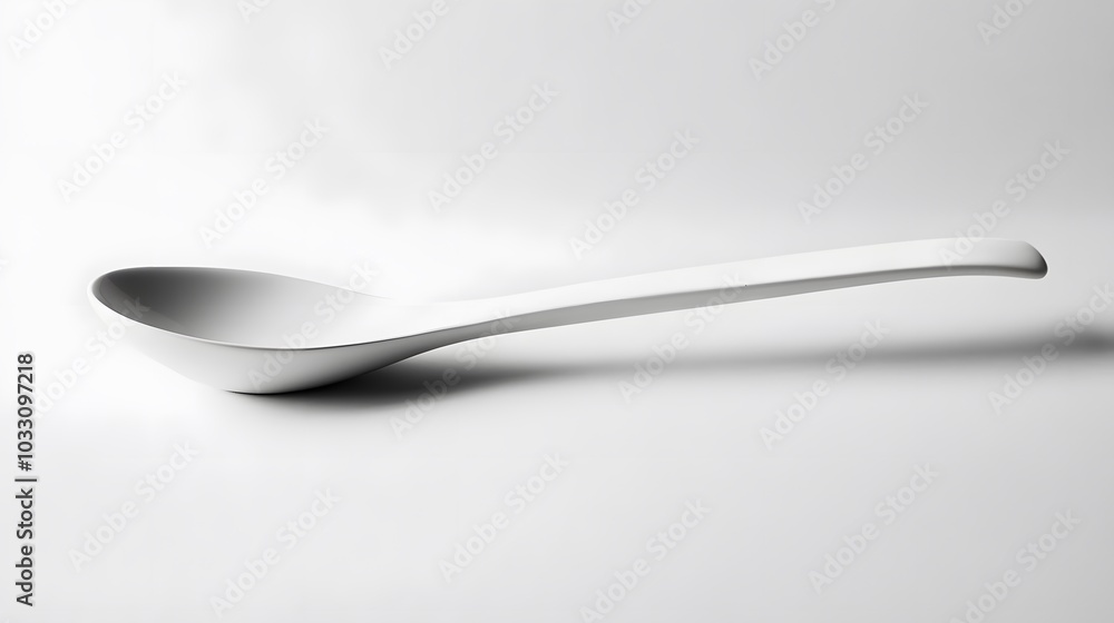 ceramic spoon isolated on white background. ceramic spoon isolated on white background.