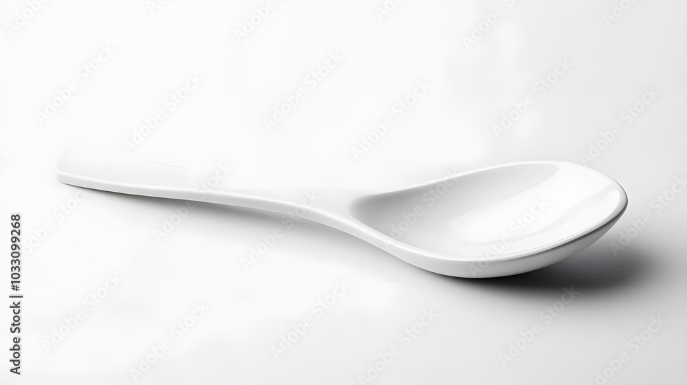 ceramic spoon isolated on white background. ceramic spoon isolated on white background.