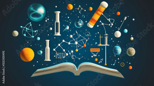 Science knowledge education concept photo