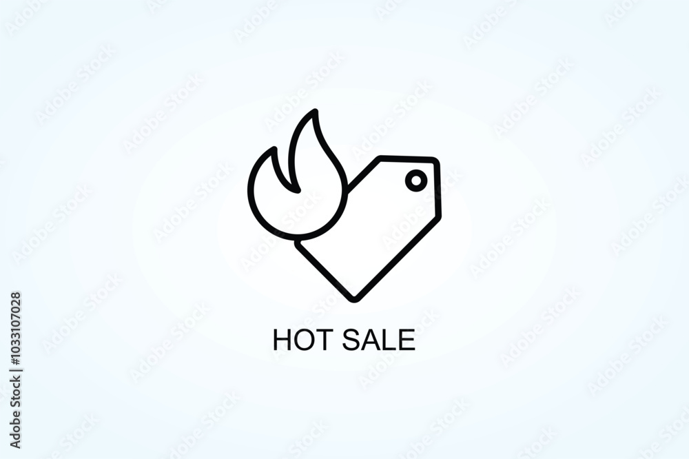 Hot Sale Vector Or Logo Sign Symbol Illustration Hot Sale Vector Or Logo Sign Symbol Illustration