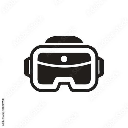 Virtual Reality Icon, Safety goggles icon