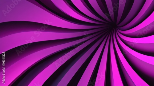Fototapeta Naklejka Na Ścianę i Meble -  Hypnotic Swirling Purple and Black Abstract Background