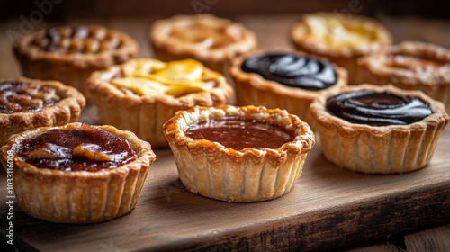 Delicious assortment of mini tart desserts celebrating National Chocolate Day