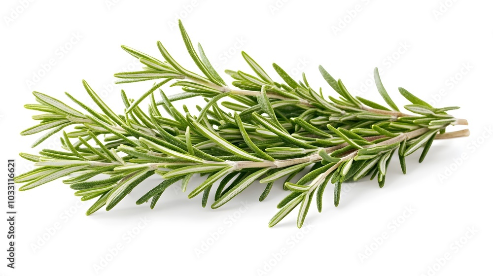 Fototapeta premium Rosemary isolated on white background. 