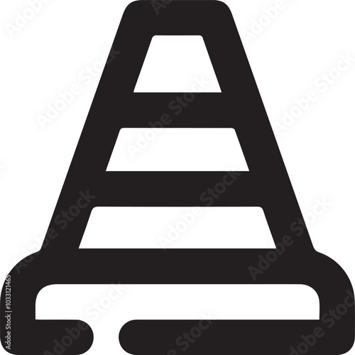 Warning signal icon symbol vector image
