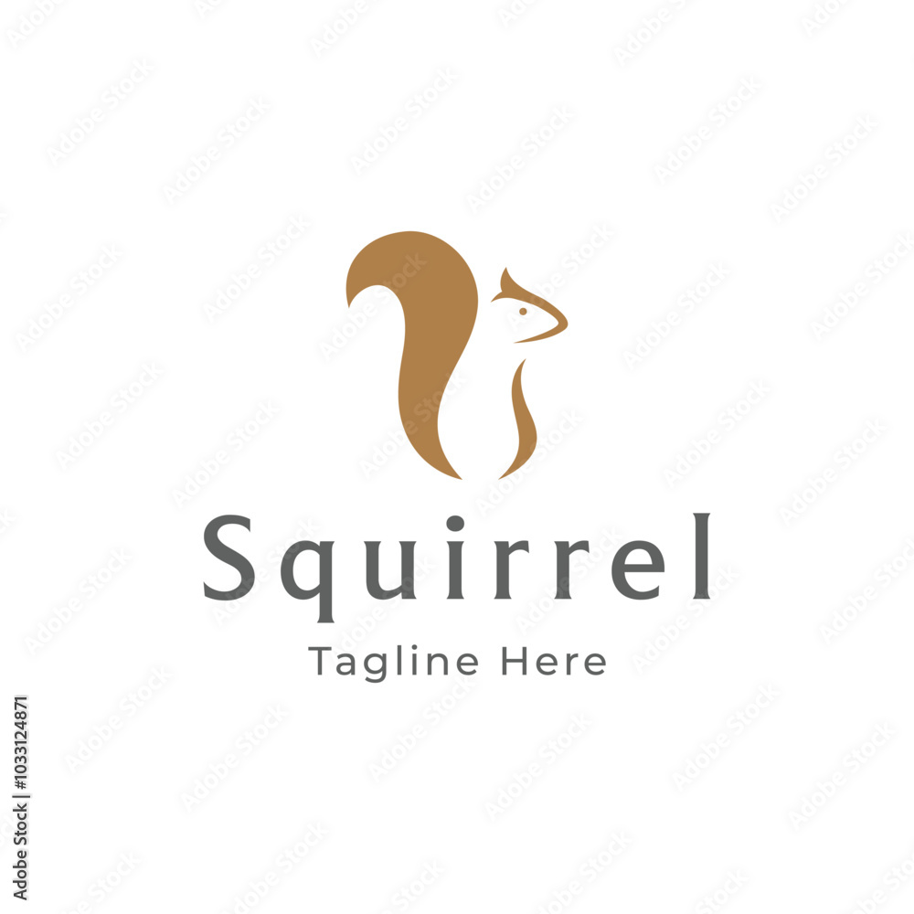 Squirrel logo template design with a creative and unique concept. Squirrel logo template design with a creative and unique concept.