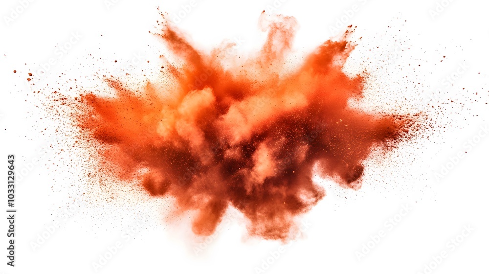 Lush Lava color powder explosion on white background. Colored cloud. Colorful dust explode. Paint Holi. Lush Lava color powder explosion on white background. Colored cloud. Colorful dust explode. Paint Holi.