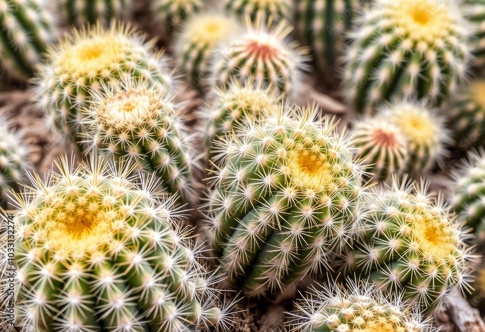 Desert Cacti A close up of desert cacti with intricate details a Desert Cacti A close up of desert cacti with intricate details a