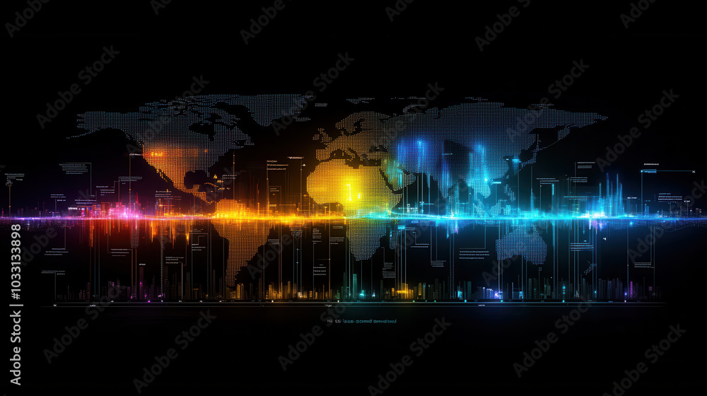 Global interest rates are visualized in colorful graphical timeline, showcasing fluctuations across different regions. This vibrant representation highlights economic trends and data analysis Global interest rates are visualized in colorful graphical timeline, showcasing fluctuations across different regions. This vibrant representation highlights economic trends and data analysis
