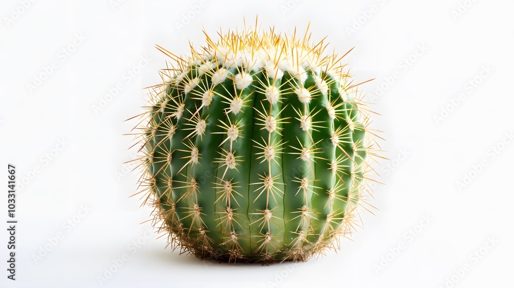 green cactus on white background. green cactus on white background.