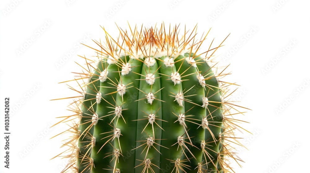 green cactus on white background. green cactus on white background.