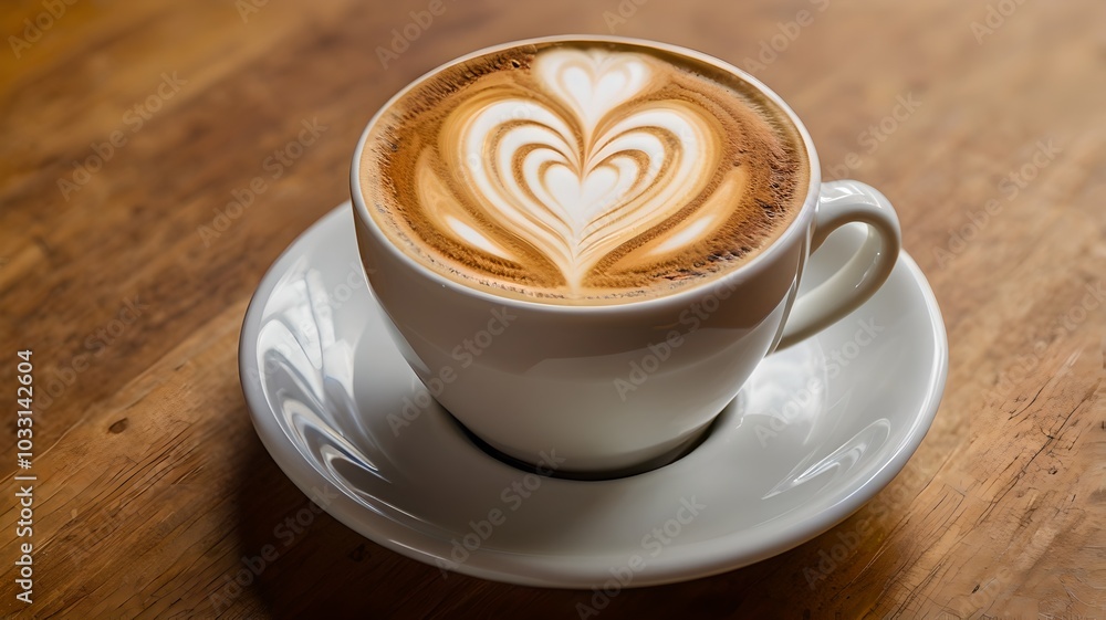 cup of coffee with heart Classic image for coffee shop customers. cup of coffee with heart Classic image for coffee shop customers.