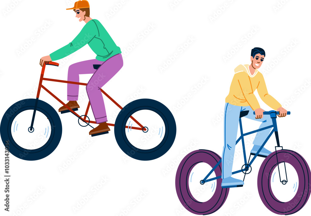 funny fat biking man vector. guy sport, fun crazy, outdoors downhill funny fat biking man character. people flat cartoon illustration funny fat biking man vector. guy sport, fun crazy, outdoors downhill funny fat biking man character. people flat cartoon illustration