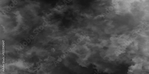 Abstract smoke on black and Fog background. Isolated black background. fume overlay design and smoky effect for photos design.	