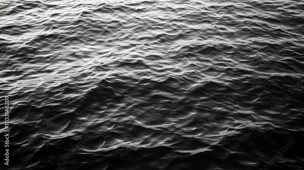 Captivating Monochrome Seascape: Mesmerizing Waves on the Horizon Captivating Monochrome Seascape: Mesmerizing Waves on the Horizon