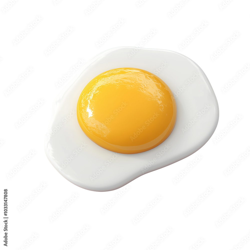 3d rendering icon fried egg illustration png. cartoon minimal style on transparent isolated background. 3d rendering icon fried egg illustration png. cartoon minimal style on transparent isolated background.