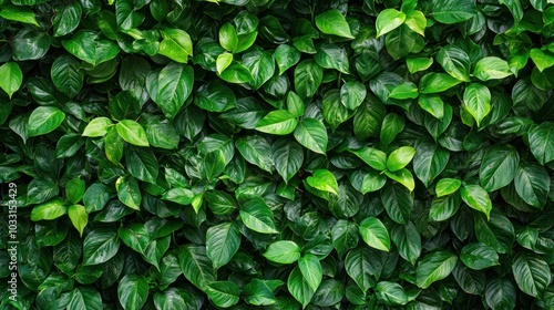 a vertical garden with lush green plants growing on a wall.